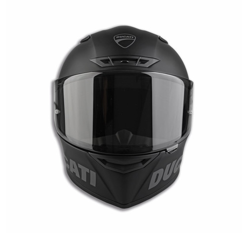 Casco integrale nero - nero, logo