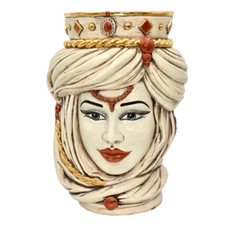 Moorish head ceramic - moorish, by