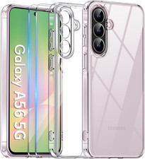 Cover Antiurto per Samsung Galaxy A56 5G E 2 Pellicola Vetro Temperato, Custodia