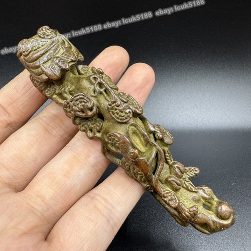 Fermacarte lingzhi ottone - fermacarte,