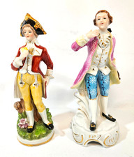 2 x Porcelain Men Figurines