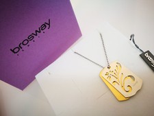 BROSWAY  COLLANA FIORE DOPPIA