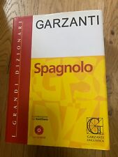 I grandi dizionari Garzanti - Dizionario Vocabolario italiano spagnolo