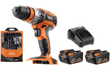 Kit Trapano elettrico avvitatore a batteria percussione 18V Litio 4.0 Ah AEG Pro