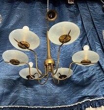 Lampadario vintage ottone - lampadario, e
