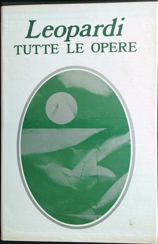 Tutte opere 2vv leopardi - tutte,
