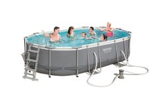 PISCINA COMPLETA OVALE TELAIO
