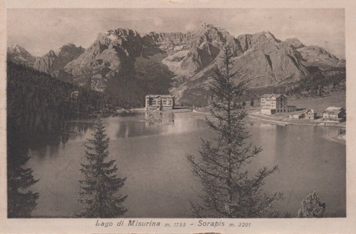 Cartolina lago misurina - di,