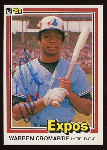 1981 donruss warren cromartie - 1981,