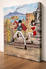 Quadro Lupin e Fujiko In Fuga