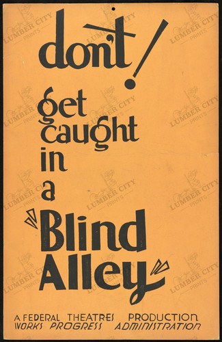 Blind alley 1934 federal - alley,
