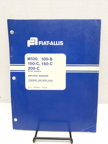 Fiat allis manuale servizio - manuale,