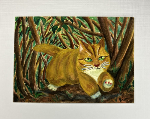 Carta artistica gatto aceo - carta,