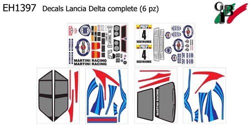 Decals lancia delta - decals,