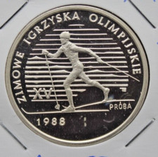 MONETA POLONIA 1987 PROVA ARGENTO 750 VERSIONE PROOF (C.00)