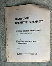 Ricambi macchine raccolta riscatti riferimento incrociato dal vecchio al nuovo, dal nuovo al vecchio 1972