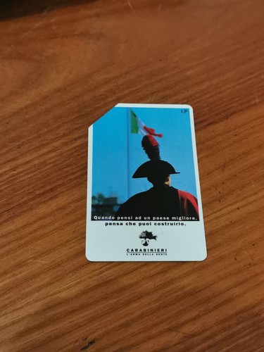 Scheda telefonica carabinieri - scheda,