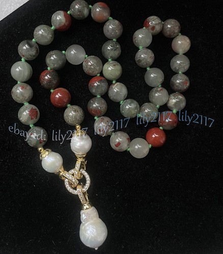 Collana con ciondolo - , perle