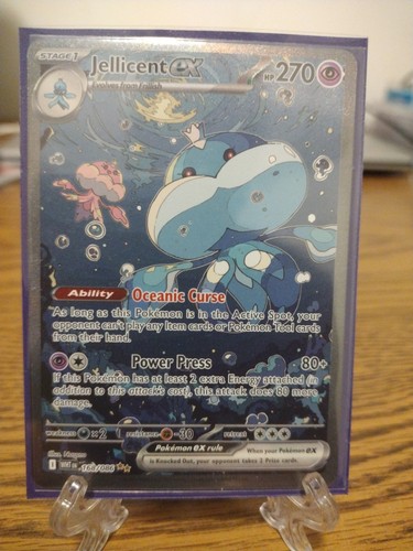 Carta pokémon jellicent - carta,