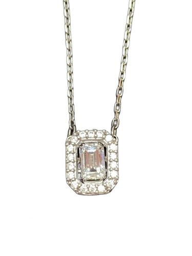 Swarovski necklace slv top - swarovski, necklace/-/slv/top