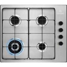 Electrolux EGS6414X Piano cottura Acciaio Inox ad incasso 60 cm Gas 4 fuochi