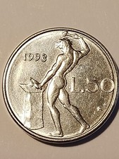 Rara moneta da 50 lire 1993