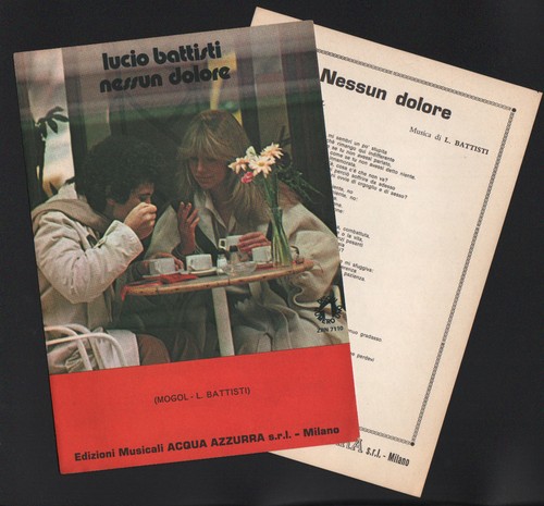 Spartito lucio battisti nessun - lucio,