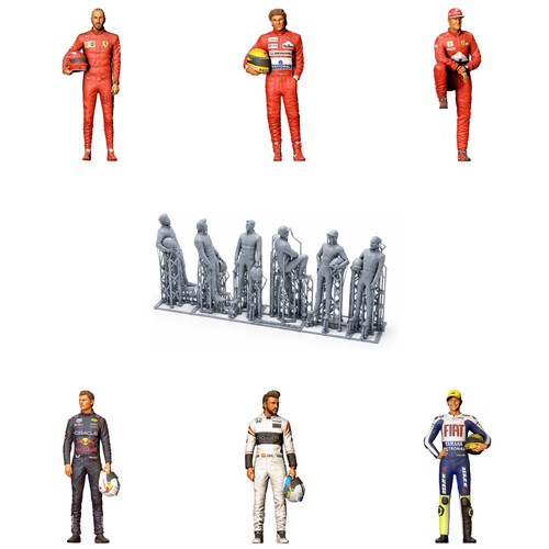 Set personaggi piloti 43 - piloti, 1:43