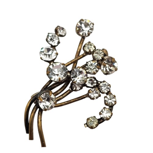 Spilla vintage strass - vintage,