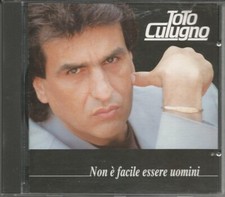 TOTO CUTUGNO - RARO CD FUORI CATALOGO  " NON E' FACILE ESSERE UOMINI "