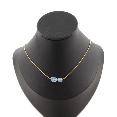 Collana perle acquamarina - collana, 2