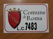 Contrassegno vintage Taxi Roma