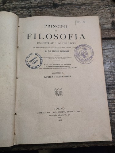 Principii filosofia esposti - principii, di