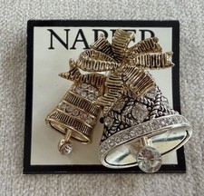 Spilla campanelle Napier oro e