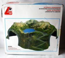 DIORAMA VINTAGE ANNI 80 LIMA TRENO TUNNEL PANORAMICO PER 2 BINARI 602082 ITALIA NUOVO!