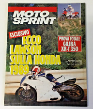 MOTOSPRINT 4/1989 GILERA XR-T 350 FANTIC 305 HARLEY DAVIDSON FXLR 1340