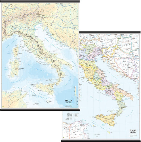 Carta murale geografica - carta,