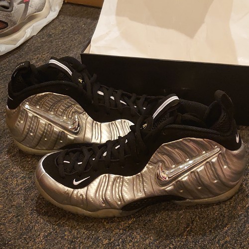 Nike air foamposite pro - pro, silver