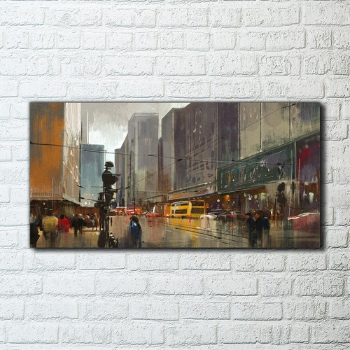 Quadro stampa tela città - stampa,