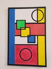 MODERN HAND PAINTED ACRYLIC
