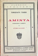 Aminta. Introduzione e commento di Ettore D'Avanzo. Classici italiani;