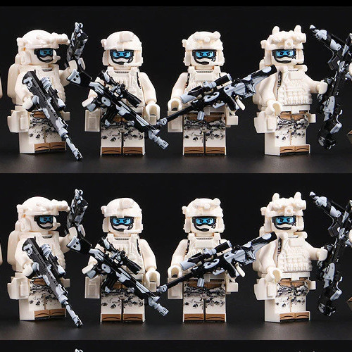 Custom lego white - white, special