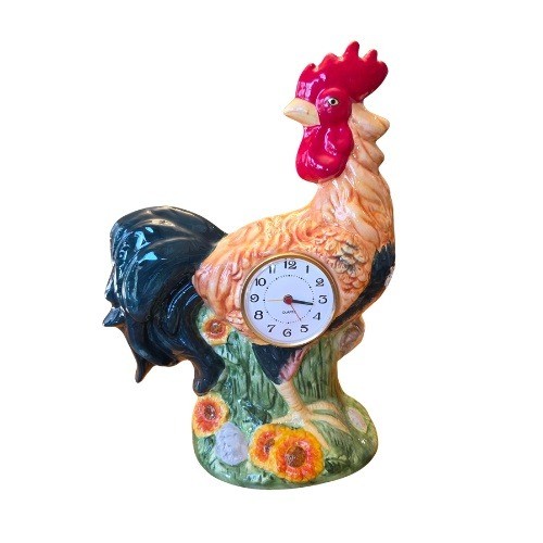 Sveglia gallo ceramica - , vintage