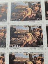 Foglio 50 Francobolli La Morte