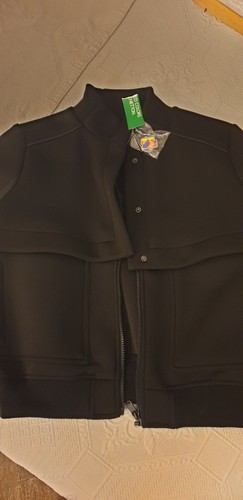 Giubotto donna nero benetton - nero,