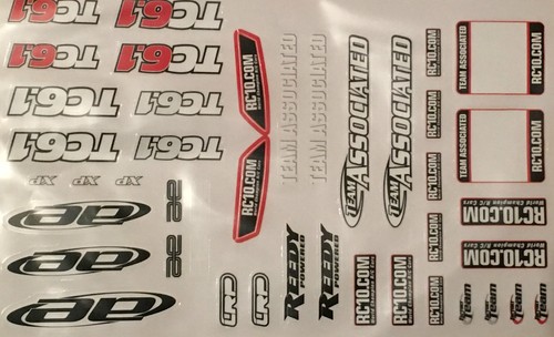 Tc6 foglio decalcomania - tc6, team