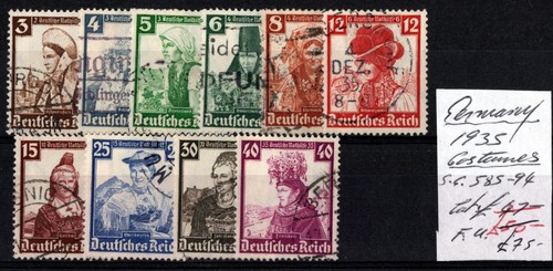 Germania 1935 costumi g - costumi, s.g