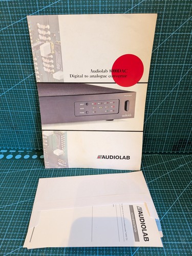 Audiolab 8000dac brochure - audiolab,