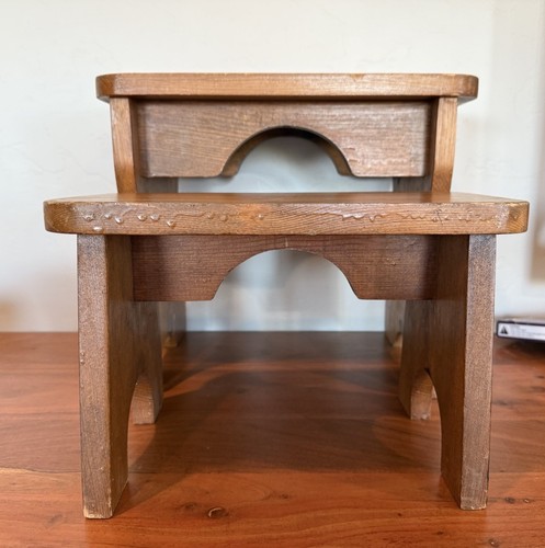 Coppia sgabelli vintage - coppia,