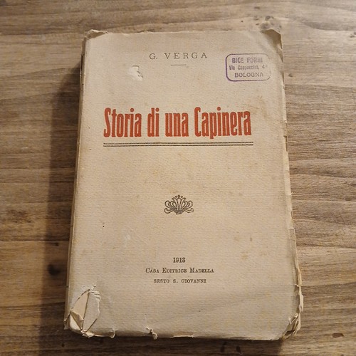 Verga storia di una - g.,